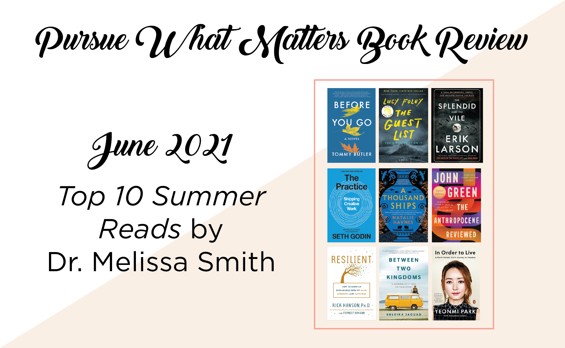 Episode 112 Top 10 Summer Reads Dr Melissa Smith
