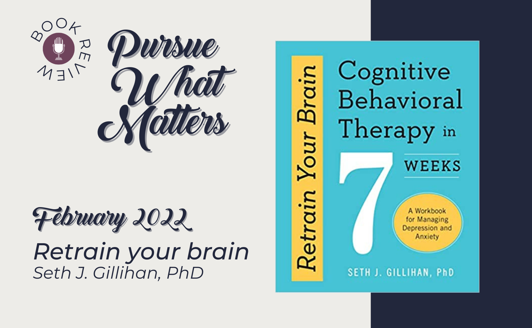 episode-144-book-review-retrain-your-brain-cognitive-behavioral