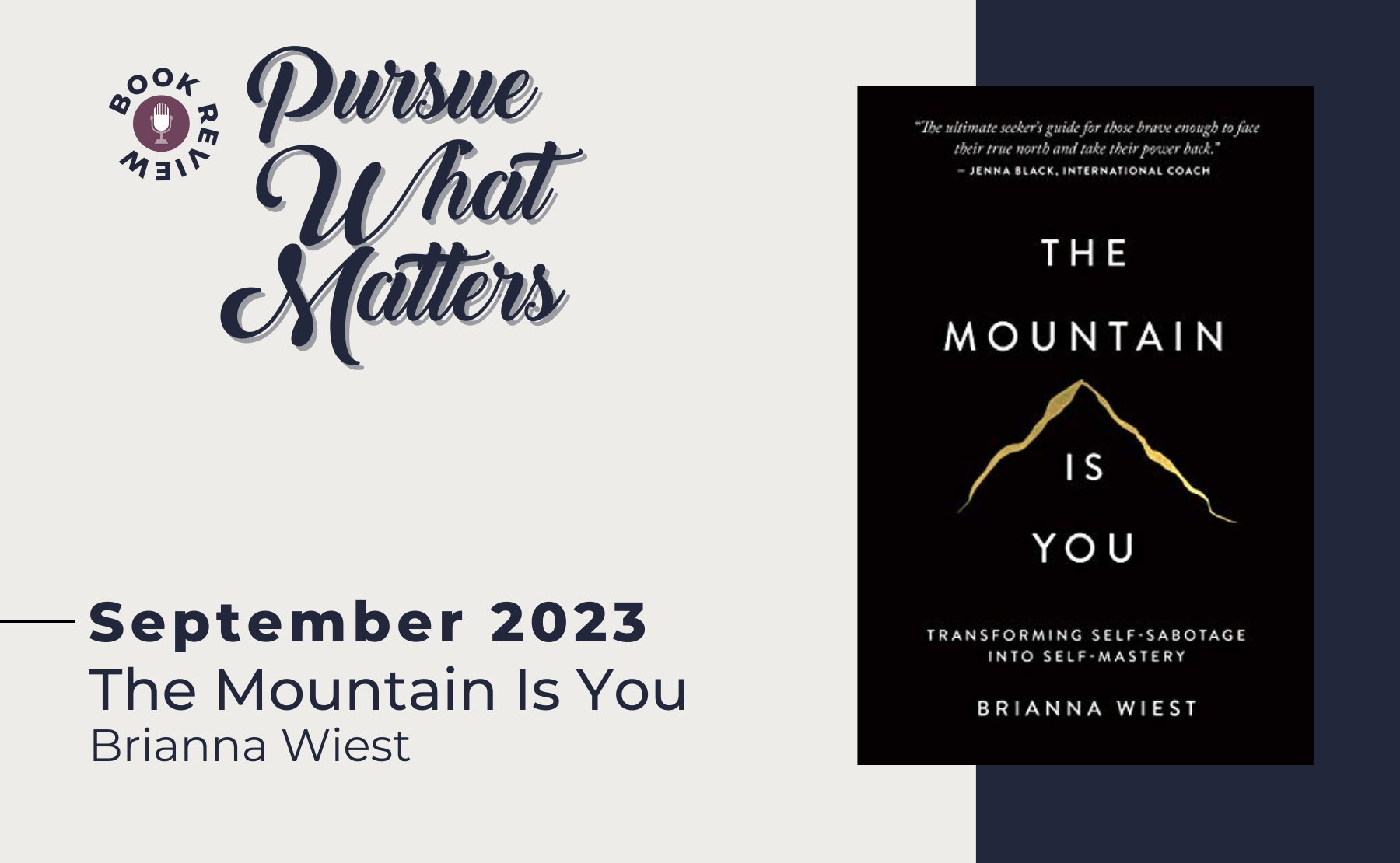 book review the mountain is you